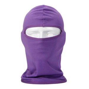 3 Hole Full Face Mask, Women Men Thin Balaclava Face Mask for Motorcycl Bike Ski - Picture 1 of 30