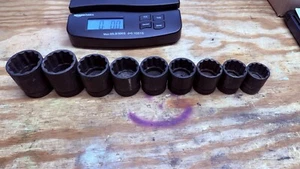 Snap On Vintage 1/2” Non-Impact 12pt Socket Set - Picture 1 of 4