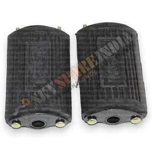 Footrest Rubber Pedal Assy Compatible With Norton 16H Pair Black - Picture 1 of 13
