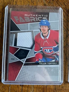 2021-22 Upper Deck SPGU Game Used Authentic Fabrics #AF-TT Tyler Toffoli - Picture 1 of 1