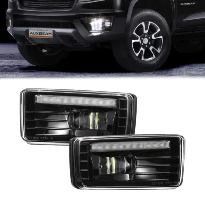 Par de luces antiniebla LED Auxbeam con DRL para Chevrolet Avalanche Silverado 1500 2500 Foto 1 de 4