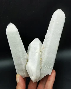 464g Natural White Backbone Quartz Crystal Cluster Specimen Inner Mongolia - Picture 1 of 13