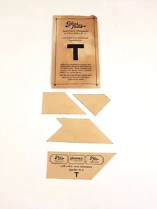 Vtg Glens Falls NY Insurance Co T Puzzle Advertising Promo - Picture 1 of 5