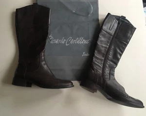 Riccardo Cartillone Berlin Damen  Leder  Braun Stiefel Gr. 41 wie Neu - Bild 1 von 6