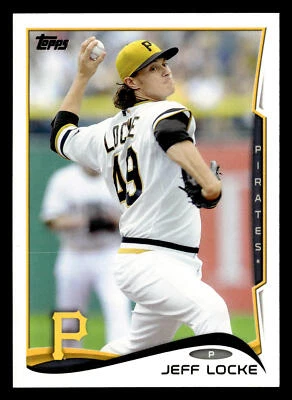Jeff Locke 2014 Topps #608 Pittsburgh Pirates BASEBALL CARD - Image 1 of 2