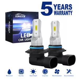 9006 HB4 Xenon White Front LED Headlight Low Beam CSP Bulbs Kit Extremely Bright - Picture 1 of 18