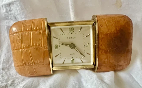 Vintage Retro Table Watch Clock Ermeto Alarm Cover