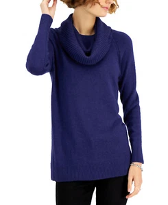 /LX078/ Maglione a tunica sciarpa rimovibile stile & co misto cotone taglia XS - Foto 1 di 1
