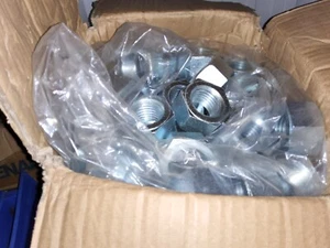 1-1/2-6 A563 GR.A FERTIG Sechskantmuttern BEFESTIGUNG 1-1/2" ZINKPLATTE 10 Stück - Bild 1 von 2