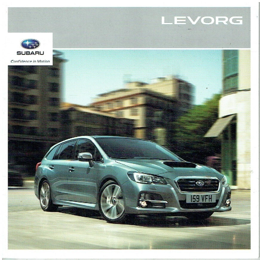SUBARU LEVORG 1.6i GT LINEARTRONIC ORIGINAL 2016 FACTORY UK SALES BROCHURE - Image 1 of 1