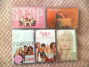 5RARE SPICE GIRLS TAPES - 1 SEALED - FOREVER-STOP-NORTHERN STAR-HOLLER MINT - Picture 1 of 7