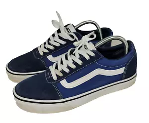 Vans Shoes Mens Sz 8.5 Blue Skater Skate Skating Gorpcore Preppy Y2k School - Picture 1 of 24