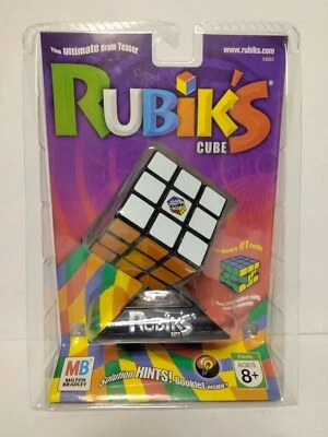 Rubik's Cube Puzzle w/ Display Stand Vintage 2002 Hasbro New Sealed - Image 1 of 2