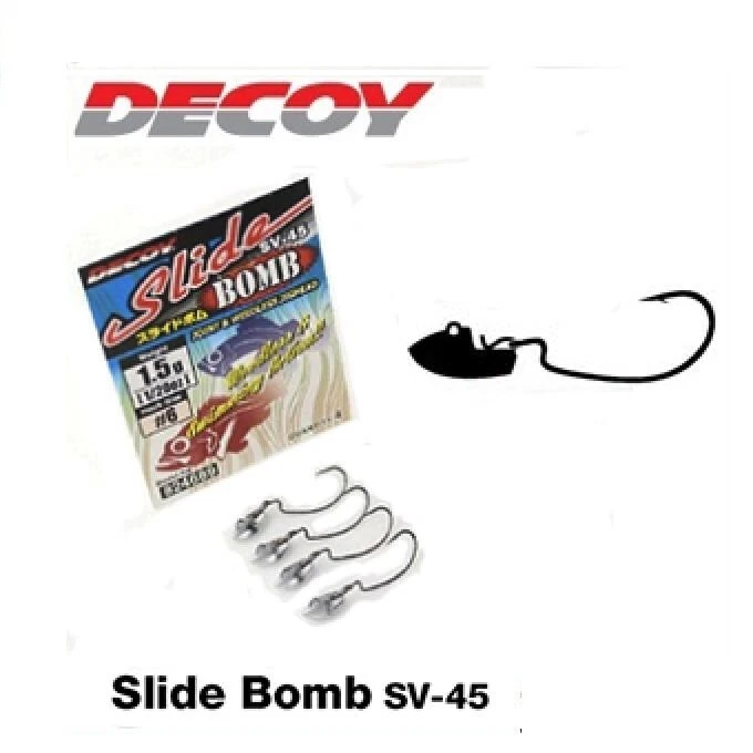 TESTE PIOMBATE JIGHEAD DECOY SLIDE BOMB SV-45 -JIG HEAD Jighead Testina piombata - Immagine 1 di 1