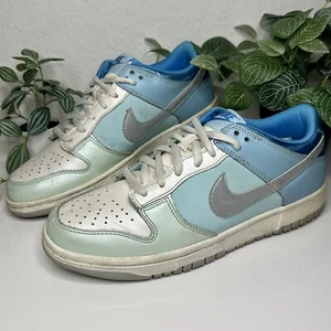 Vintage Nike Dunk Low Ice Green Glacier Blue 2007 Size 6 Men GS 6Y / Women’s 7.5 - Picture 1 of 10