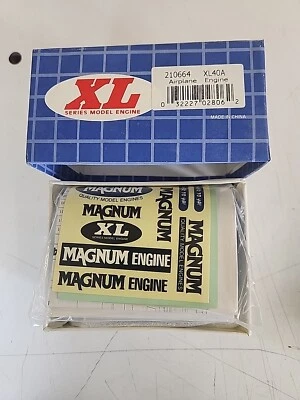 NIB MAGNUM XL40A RC  MODEL ENGINE New Old Stock - Image 1 of 2