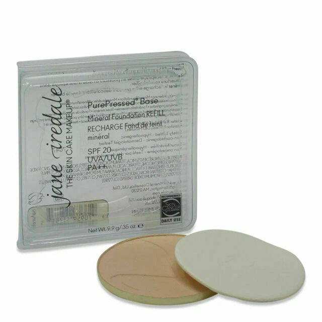 jane iredale PurePressed Base SPF 20 Foundation Refill Pan, Natural - 0.35oz