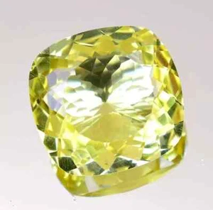 Cojín AAA Natural Ceilán Amarillo 23 Ct Zafiro Suelto Certificado Piedras Preciosas AG - Imagen 1 de 4