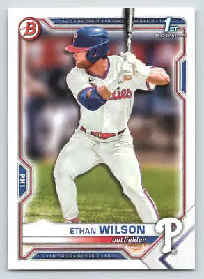2021 Bowman Draft #BD140 Ethan Wilson (ref 223520) - Image 1 of 2