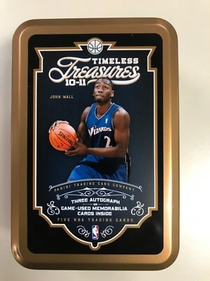 Baloncesto Panini Timeless Treasures 2010-11 lata vacía sin tarjetas lista de verificación Foto 1 de 4