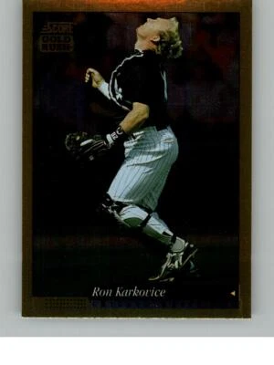 1994 Score Ron Karkovice 403   Chicago White Sox Gold Rush - Image 1 of 2