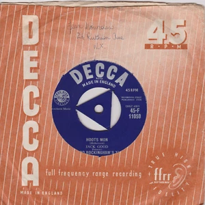 Lord Rockingham's XI – Hoots Mon (Decca 1958) 7" vinyl single VG/VG - Picture 1 of 4