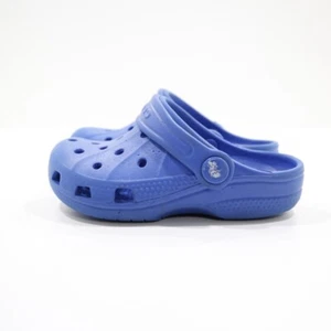 Crocs Classic Blue Rubber Lightweight Clogs - Toddler 8/9 - Picture 1 of 7