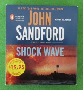 HÖRBUCH: SHOCK WAVE VON JOHN SANDFORD; #5 VIRGIL FLOWERS; UNABR AUF 9 CDs; 2011 - Bild 1 von 4