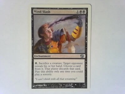 Mind Slash	 Eighth Edition - Magic the Gathering MTG Black - Image 1 of 2