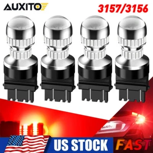 4x Alta Potencia Rojo Brillante 3157 3156 SMD LED Señal de Giro Freno Luz Trasera Bombilla EON - Imagen 1 de 12