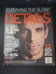 Details Magazine December 2001 - Ben Stiller, Jennifer Connelly No Label