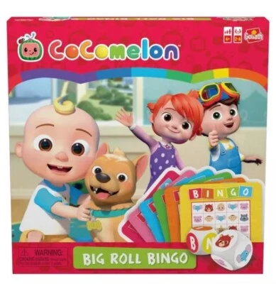 Cocomelon Big Roll Bingo Game Traditional Gift Summer Holidays Fun Child Age 4+ - Image 1 of 4
