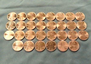 2010-2025 P&D Lincoln Shield Cent 32 Penny Set Brilliant Uncirculated US Penny's - Picture 1 of 5