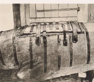 Gamla Uppsala Sweden Unposted Vintage Postcard This May Be A Casket - Picture 1 of 3