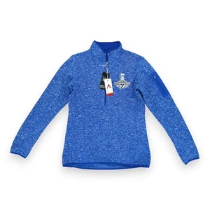 NWT Women's Tampa Bay Lightning Antigua Heather Blue 2020 Stanley Cup Champions - Picture 1 of 7
