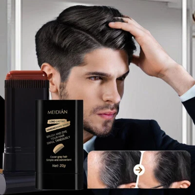 Grey Hair Root Cover Instant Coloring Stick Temporary Washable Hair Dye Comb - Image 1 of 4