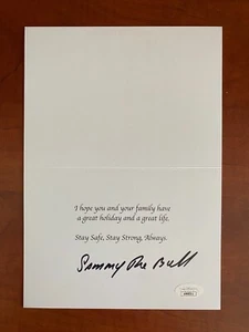 Sammy "The Bull" Gravano Signed Christmas Card 🔥 🔥🔥 THE MAFIA JSA COA - Picture 1 of 2