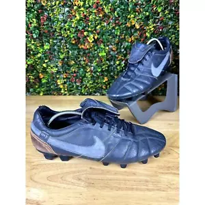 Nike Tiempo Brasileiro R10 Ronaldinho Soccer Cleats 315357-447 Blue 13 2007 WORN - Picture 1 of 11