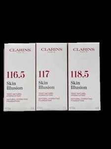Clarins Skin Illusion Hydrating Foundation Spf15 (Choose Shade) 1oz - Picture 1 of 1