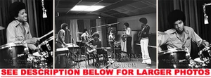 MICHAEL JACKSON AGE13 ON STUDIO DRUMS 3xRARE8x10 PHOTOS - Picture 1 of 1