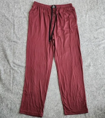 锐步睡衣运动裤男式 2XL 红色舒适休闲睡衣抽绳 — 第 1/4 张图片