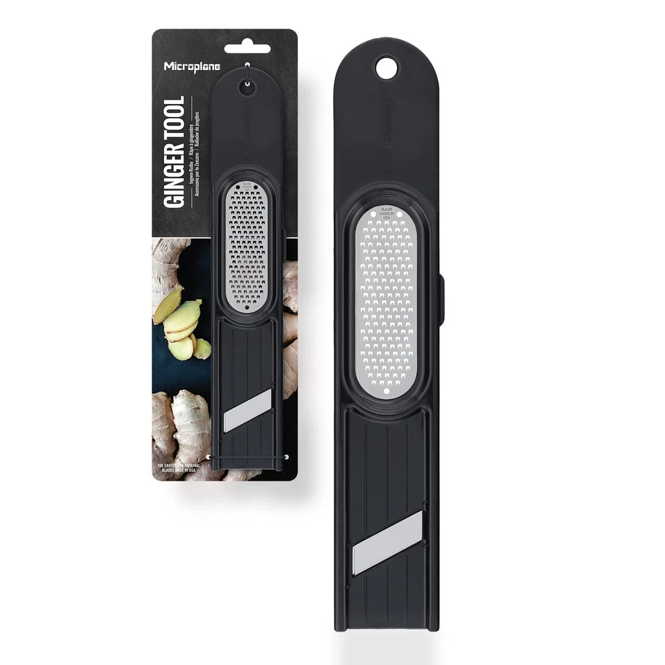 Microplane Accessorio per Zenzero 3 in 1 | Un Unico Strumento Che grattugia 4KXK - Immagine 1 di 1