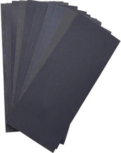 48PCS 9" x 3.6" Silicon Carbide Dry Wet Sandpaper P120/150/180/220 Sanding Sheet - Picture 1 of 9