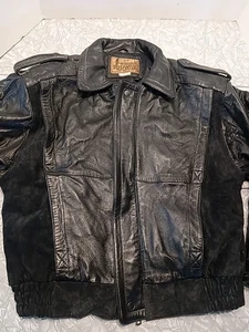 Chaqueta de cuero vintage bombardero Midway Invasion Force segunda flota para hombre 38 - Imagen 1 de 10