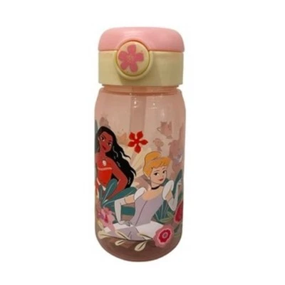Botella de agua Zak Disney Princess tapa abatible rosa 16 oz Foto 1 de 4