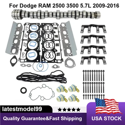 Juego de juntas de cabeza de árbol de levas de 5,7 L para Dodge RAM 2500 3500 2009~2016 NO MDS Foto 1 de 4