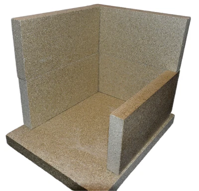 Stove Brick Vermiculite Firebrick Lots of Size Cut Fire Board 25 30 40mm - Image 1 of 4