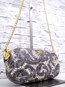 ◆PRADA Botanical Pattern Python Leather Crossbody Bag Shoulder Camera Bag... - Bild 1 von 10