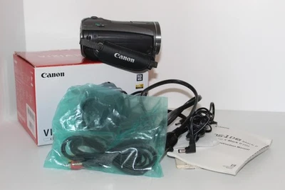 Canon VIXIA HF M400 HD Camcorder With Batteries Battery Charger CDs & Cables - Image 1 of 4
