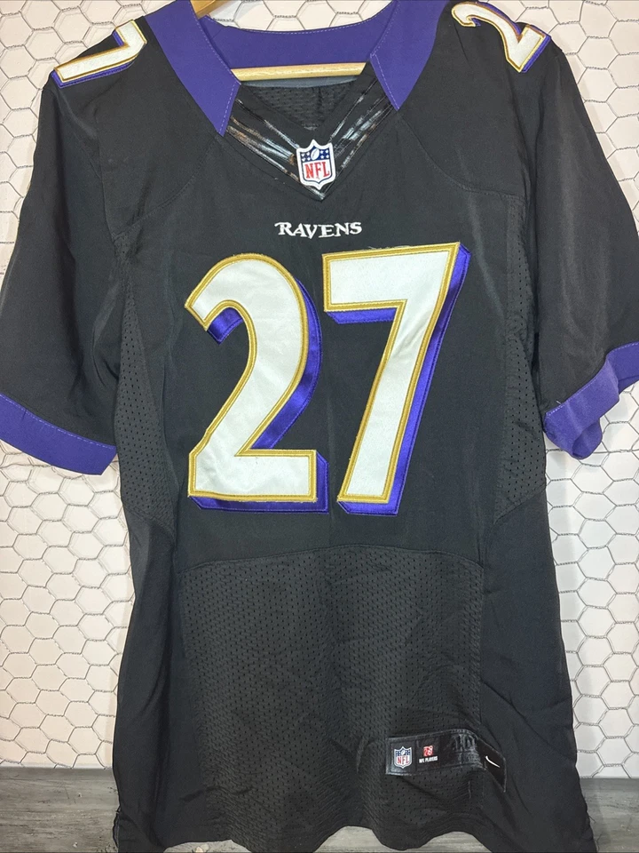 Camiseta de fútbol americano NFL Baltimore Ravens Ray Rice #27 talla 40 jugadores de la NFL en el campo Foto 1 de 3